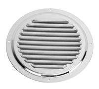 Ausla Marine Air Vent Louver Grille Cover, 304 Stainless Steel Boat Ventilation Grille with Rainproof Design, for Cabin Soffit Vents Yacht Bathroom Kitchen (6 Pollici 7726L)