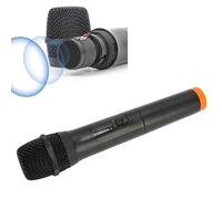 Ausla Microfono Wireless UHF, Microfono Dinamico Anti Interferenze U Band con Ricevitore USB per Karaoke Party, PC Computer, Laptop