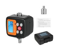 Ausla Misuratore di Coppia Digitale Tester di Coppia Ad Alta Precisione con LCD Retroilluminato 4 unità e Allarme Acustico Adattatore da 1/2 Pollici a 1/4 Pollici per Riparazione Bici e Moto (ENGC-30)