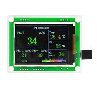 Ausla Misuratore Digitale Qualità Dell'aria con Display da 2,8 Pollici, Rilevatore PM1.0/PM2.5/PM10.0, Sensore Temperatura e Umidità