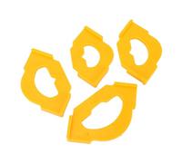 Ausla Modello per Fresatrice Radius Jig, Plastica ABS, Set da 4 Pezzi per il Taglio Preciso degli Angoli Arrotondati, Ideale per gli Appassionati della Lavorazione del Legno