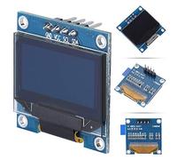 Ausla Modulo di Visualizzazione OLED, Schermo LCD 128x64 Ad Alta Risoluzione, Basso Consumo di Energia, Compatibile con MSP430, Senza Retroilluminazione, Piccola e Leggera per il Progetto di