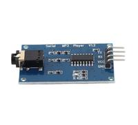 Ausla Modulo Lettore MP3 PCB Scheda Lettore Musicale Controllo Seriale UART da 3,2 a 5,2 V Supporta MP3 WAV Volume a 30 Livelli Presa per Scheda di Memoria per Progetti Audio per LEONARDO DUE