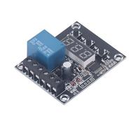 Ausla Modulo relè di Tensione, Modulo di Rilevamento Tensione CC da 0 A 99,9 V con relè da 12 A, Controllo Limite Superiore Inferiore, Temporizzazione Scarica Carica, per Sistemi di Batterie e (12V)