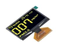 Ausla Modulo Schermo Display da 2,42 Pollici, Modulo Display SSD1309, Schermo con Diodi a Emissione di Luce Organici Liquidi, Risoluzione 128x64, Autoluminoso, Tipo di Saldatura per Elettronica