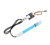 Ausla Modulo Sensore PH con Connettore BNC e Sonda PH Intervallo da 0 a 14PH Uscita 5 V ±0,1 Test per il Monitoraggio 'acqua 'acquario Analisi della Soluzione di Laboratorio