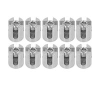 Ausla Morsetti per Ringhiera per Cavi da 10 Pezzi, Acciaio Inossidabile 316, Supporto per Cavi Facile da Usare per Kit di Ringhiere per Interni Ed Esterni Fino a 8 Mm