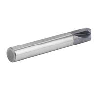 Ausla Mulino di Fine Smaltimento, BIT del Router V a 120 Gradi V-GROOVE BIT per Alluminio e Rame, 3 Mulino in Carburo di Flauto con Design Smusso, Comodo Usare e Lucido (D8*120°*60L)