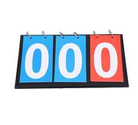 Ausla Pannello Centrale per Giochi, Segnapunti Portatile in Plastica, Design Facile da Capovolgere, Ideale per Eventi Sportivi di Basket, Calcio, Tennis (tabellone segnapunti a Tre cifre)