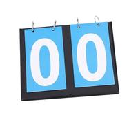 Ausla Pannello Centrale per Giochi, Segnapunti Portatile in Plastica, Design Facile da Capovolgere, Ideale per Eventi Sportivi di Basket, Calcio, Tennis (tabellone segnapunti a Due cifre)