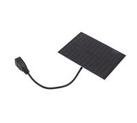 Ausla Pannello Solare 5W 5 V Plug Leggero USB Silicone Monocristallino 11 X 8 Cm Portatile per la Ricarica dei Telefoni Cellulari, Efficiente e Rispettoso dell'ambiente con la Scienza e l'istruzione