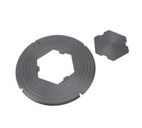 Ausla Piastra Diffusore di Calore, Lega di Alluminio, Isolamento Termico Efficiente e Scongelamento Rapido per Stufe a Gas