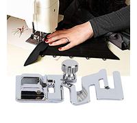 Ausla Piede per Presser per Macchine da Cucire, Piede in Tessuto Elastico Metallico con Posizione Ago Regolabile per Macchine per il Cucito per la Casa