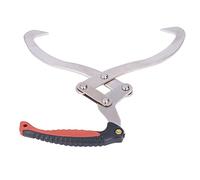 Ausla Pinza per Tronchi, Pinza per Legna da Ardere in Ferro e Plastica, Sollevatore Manuale per Legna da 43 Cm con Ganascia Unica, Azione a Forbice con una Sola Mano, Risparmio di Manodopera per la