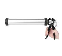 Ausla Pistola per Silicone Professionale, Lega di Alluminio, 600ml, Set con 10 Ugelli, per Calafataggio e Sigillatura