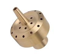 Ausla Pompa a Getto in Ottone, Testa di Spruzzo per Acqua con Connessione Filettata Interna per Fontane da Giardino, Laghetto o Parco, Crea Spruzzo Parabolico a 3 Livelli (G1/2 pollici)