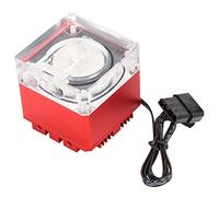 Ausla Pompa per Acqua per Computer Ad Alta velocità 3000RPM, Portata 800L/H, Testa della Pompa 3.5M per di Raffreddamento a Liquido per PC, con Opzione di Controllo della Luce RGB. (rosso)