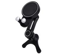 Ausla Porta Cellulare Magnetico per Bocchetta dell'Aria, Supporto Magnetico per Telefono da Auto N52 con Morsetto Anticaduta con Rotazione a 360°, Anello da 6 Cm per l'Utilizzo della Bocchetta