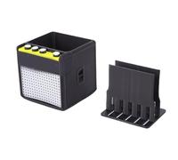Ausla Porta Plettri per Chitarra, Espositore per Plettri Stampato in 3D, Porta in Plastica da 5 X 5 Cm, può Contenere per Chitarristi Amanti della Musica Desktop Studio Aula