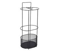 Ausla Portaombrelli, Costruzione in Ferro, Design Drenaggio, Supporto Verticale Salvaspazio per L'ingresso di Casa 20x15x50 Cm