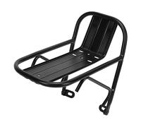 Ausla Portapacchi Anteriore per Bici, Portapacchi in Lega di Alluminio con Cinghie e Parafango per Ciclismo su Strada e Cruiser