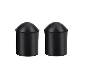 Ausla Punta per Pernio in Gomma per Contrabbasso, Fermo Perni, Cappucci Protettivi, 2 Pezzi, Accessorio Nero per Contrabbasso con Protezione Antiscivolo per Pavimento