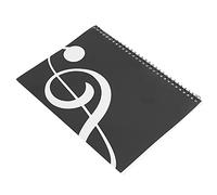 Ausla Quaderno di Notazione Musicale da 50 Pagine, Libro di Spartiti per Annotare Brani Musicali per Cantautori e Dilettanti, Blocco Note A4, Accessori per Strumenti (Modello di nota