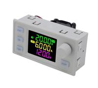 Ausla Regolatore di Tensione CC, Convertitore Boost Regolabile da 120 W con Display Digitale a Tensione e Corrente Costanti per Alimentatore da Laboratorio