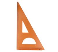 Ausla Righello Quadrato Piastra in Plastica per Ingegneria Righello Triangolare per la Lavorazione del Legno 50 X 30 Cm Strumento per Marcatura di Layout su Entrambi i Lati per Incisione a 90 Gradi