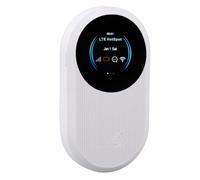 Ausla Router Hotspot Mobile 4G LTE, Hotspot WiFi6 Portatile ABS con Slot per Scheda SIM, Batteria da 3000mAh, 300Mbps, 2.4G 5G, per Utenti di Viaggio e Lavoro Remoto in Europa