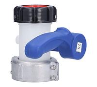 Ausla Rubinetto con Valvola a Farfalla, Materiale ABS, Uscita di Controllo per Serbatoio IBC e Fusti Chimici, Filettatura DN50, Diametro Ingresso 3 Pollici