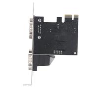Ausla Scheda Combinata Seriale Parallela PCI Scheda PCI PCB in Metallo con 2 Porte 250 Kbps 16C550 UART 256 Byte FIFO per Sistemi POS PC Industriali Dispositivi di Stampa di Controllo LED