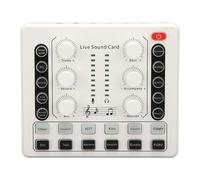 Ausla Scheda Dal, Mini Scheda Mixer in ABS con Voce e Quad Core per Streaming Live e KTV