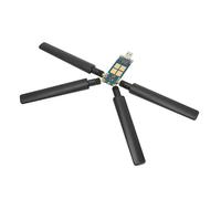 Ausla Scheda di Espansione DONGLE 5G, Lega di Alluminio, Scheda Chiave B da USB 3.1 a M.2 con 4 Antenne per connettività Internet Veloce per Laptop