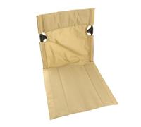 Ausla Sedia da Terra Pieghevole Portatile, Tessuto Leggero Oxford 600D, Schienale Regolabile, Ideale per il Campeggio in Spiaggia e la Pesca (Cachi)