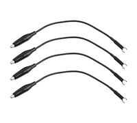 Ausla Set Cavo di Terra Sonda Oscilloscopio con Clip 4 Pezzi | Accessorio per Sonda di Test Conforme Alla Direttiva RoHS, Cavo di Terra in Plastica per Sonde Standard, Leggero e Facile