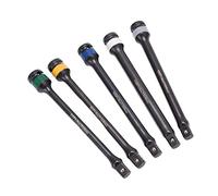 Ausla Set di Barre di Prolunga Pneumatiche per Limitazione della Torsione da 5 Pezzi, Acciaio Al Cromo Molibdeno, Garantisce Precisione e Durata per l'avvitatore a Percussione in Applicazioni