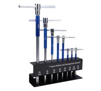 Ausla Set di Chiavi con Impugnatura a T, Set di Spinotti con Impugnatura a T Metrica da 8 Pezzi 2-10 Mm Antiscivolo per la Manutenzione dei Veicoli con Scatola di Immagazzinaggio