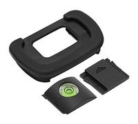 Ausla Set di Conchiglie Oculari per Mirino della Fotocamera con Caratteristiche in Plastica e Gomma Livella Orizzontale e Copertura per Slitta Fredda per Utenti di Fotocamere K5IIS K5II K30 K50 K5