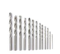 Ausla Set di Punte da Trapano da 13 Pezzi, Materiale in Acciaio per Cuscinetti, Elevata Durezza e Resistenza all'usura, Versatile per Legno, Plastica, Metallo e Lavori Domestici (13 pezzi per la