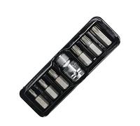 Ausla Set di Punte per Chiave a Bussola in Acciaio da 7 Pezzi YT 0410 con Portapunte da 1 2 Pollici e 3 da 8 Pollici Set di Bussole a Stella da T25 a T55 per la Manutenzione di Macchine di Riparazione