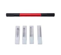 Ausla Set di Utensili per Smussatura con Punte da Trapano Sferiche e Coniche per Progetti in Legno e Plastica