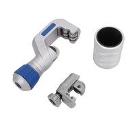 Ausla Set Tagliatubi con Alesatore, 3 Pezzi Tagliatubi da 1/8 a 1-/4 Pollici, da /8 a 3/4 Pollici per Tubi in Rame e Alluminio