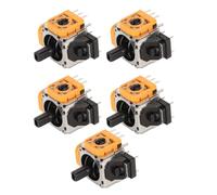 Ausla Sostituzione Joystick 3D, Modulo Stick Analogico ABS 5 Pezzi per Controller, Parti di Riparazione Levetta con Input Preciso, vestibilità Compatta, Facile Scambio per Utenti di Riparazione
