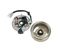 Ausla Statore ATV a 125, Kit Statore Magneto, Volano Rotore dello a Mosca 125 Magneto di Sostituzione del Motore per Bici, Volano della Piastra dello per Quad, Bici Sporco, ATV, Kart, Al Sicuro e