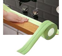 Ausla Striscia di Calafataggio Forte Adesione, Rivestimento Sigillante per Protezione per Bordo Decorativo Auto Adesivo in PVC per il Lavandino del Bagno della Cucina Parete della Vasca da Bagno,