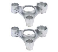 Ausla Strumento per la Rimozione Dell'Aeratore del Rubinetto 7 in 1, Chiave per Aeratore in Lega di ZincoFilettatura Nascosta STD TT TJ TF JR Design a Doppia Faccia per Lavello del