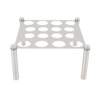 Ausla Supporto del Piede di Scacchi Stabile con 16 Fori Supporto in Metallo per Modelli di Scacchi in Silicone, Iron Room per gli Amanti di