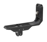 Ausla Supporto per Action Camera Orizzontale, Lega di Alluminio con Cuscinetto in Silicone per Action Camera X4, Leggero e Portatile per attività all'aperto