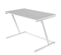 Ausla Supporto per Scaffale per Forno a Microonde, in Acciaio Bianco e MDF, a 2 Livelli, per Ripiani da Bancone, 57 X 34 X 38 Cm, per Mobiletto da, salvaspazio. (WHITE)